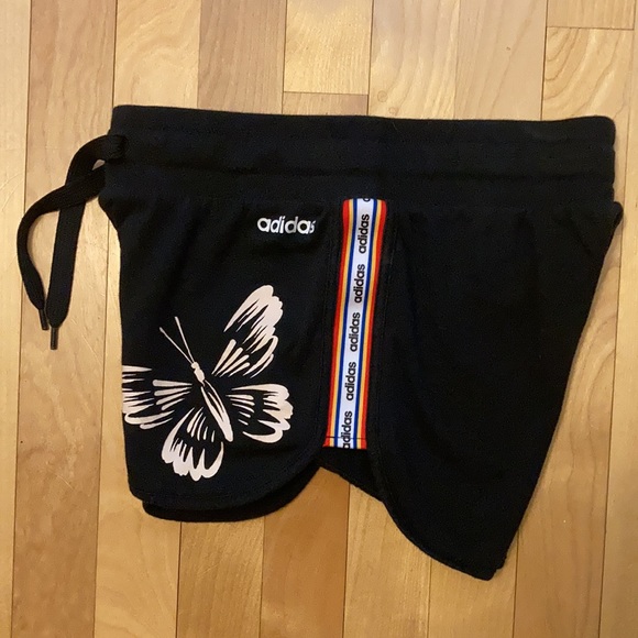 Adidas Butterfly Track Shorts - Picture 2 of 4
